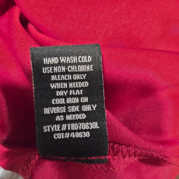 Dress Barn 22 Plus Size Red Lace A Line Cocktail Party Holiday Dress GUC - Picture 6 of 12